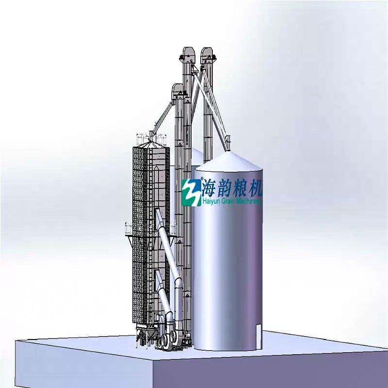 300T/D Corn Dryer Tower + 1200T Storage Silo - Image 6